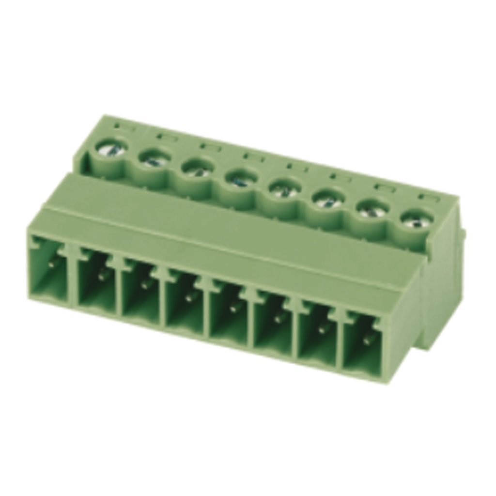 3 Position, 3.81 mm Pitch Terminal Block Inverted Plug, Pin Connector ...